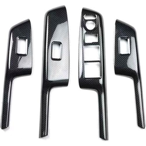 For Honda Jade 2013-2020 Left Hand Drive Car Door Armrest Window Lift Switch Panel Cover Trim Styling New ABS Car Molding