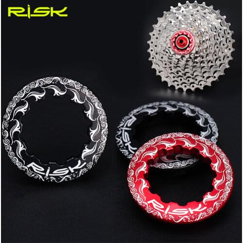 RISK Aluminum Alloy CNC 11T MTB Mountain Road Bike Flywheel Lock Nuts Sram Soeed Cassette 2 Colors Cycling Bicycle Accessories