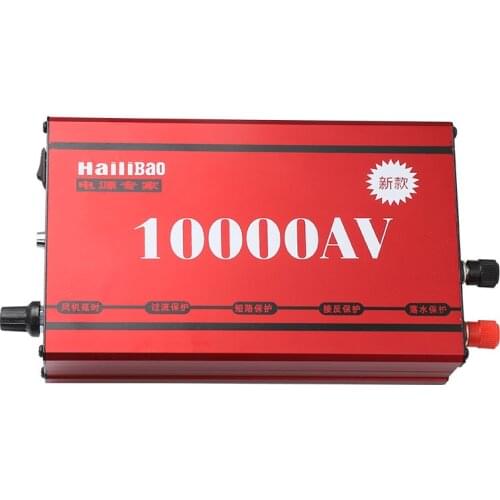Hailibao 10000AV Mini Power Saver 12V Battery Inverter Head Power Saving High Power Electronic Booster