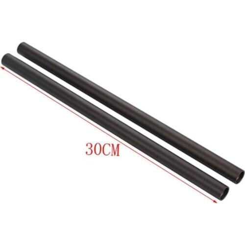 Rail Rods 15mm Dia 300mm 30cm Length Aluminium Extension Rail Rods for DSLR Rig