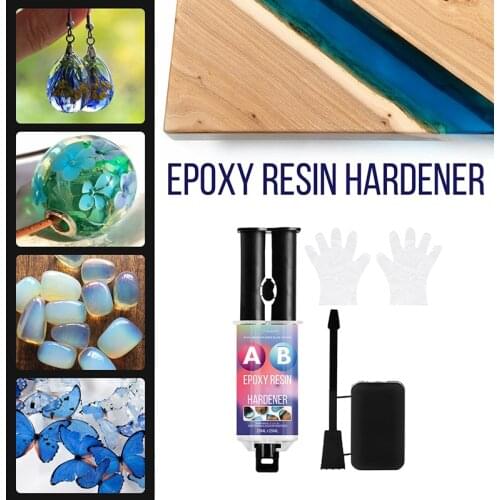 Diy Resin Glue A And B Types Heat Resistant Long Lasting Fast Drying Durable Long Lasting For Jewelery Art Resina Epoxi Шприц