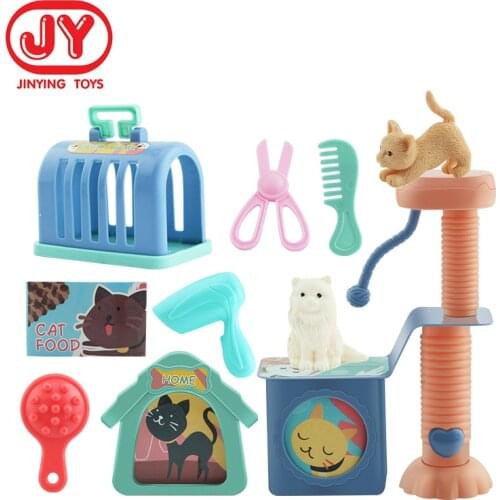 Pretend Play Kid cosplay Make Pet doctor kids toys Simulation Plastic Toys For Girls Lower Price Birthday Christmas Present toys