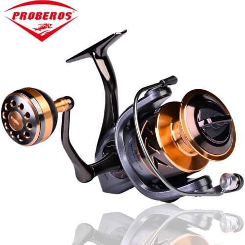 PRO BEROS Megatron Spinning Fishing Reel 21KG Max Drag 3+1 Ball Bearings Aluminum Spool Carbon Fiber Drag Saltwater Fishing Coil