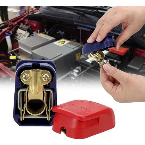 1Sets Positive Negative Electrode Quick Release Lift Off Connector Clamps Car Universal Battery Terminals for Boat Auto Fittings