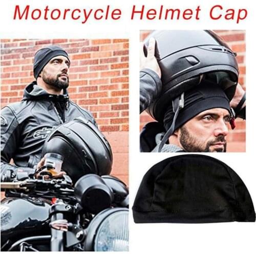 1 Pcs Moisture Wicking Cooling Skull Cap Helmet Inner Cooling Cap Sweatband Quick Men Hat Casual Helmets Motorcycle Accessories