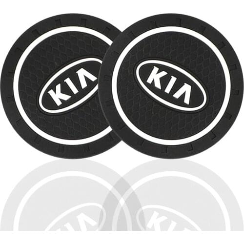 2pcs Car Ornament Pvc non-slip coaster Mat Sticky Pad Automobiles Interior coaster Non Slip Mat For KIA OPTIMA K2/K3/K4/K5 Venga