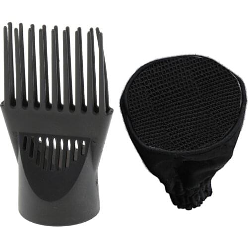 2pcs Universal Hair Dryer Sock Diffuser Wind Blower Cover Coupling Canvas + Free Drying Plastic Frizz