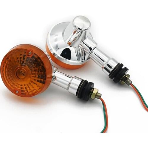 2Pcs Universal 12V Motorcycle Turn Signal Indicator Light for GN125 HJ125 Suzuki Turn Signal Light Motorbike Led Indicator