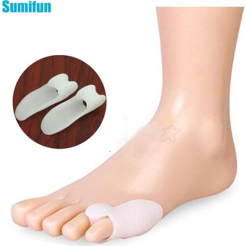6Pcs Toe Separator Corrector Hallux Valgus Orthotics Straightener Insoles Toe Foot Massager Little Toe Feet Care Pedicure D2321