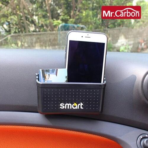 Car Door Storage Bucket Box Mobile Phone Card Storage Box For Smart Fortwo Forfour Car Styling Interior Decoration Accessories