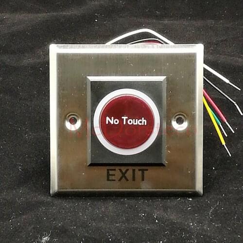 Infrared No Touch Contactless Door Release Exit Button Sensor Switch with LED Indication For Access Control System