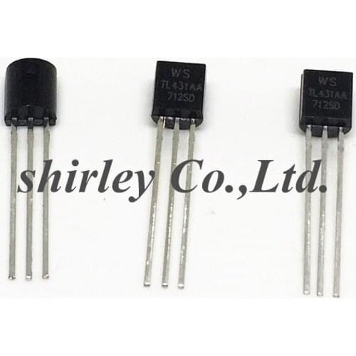 Free shiiping 1000PSC/LOT TL431AA WS 431AA 431 TO92 100% new Voltage Regulators/Stabilizers
