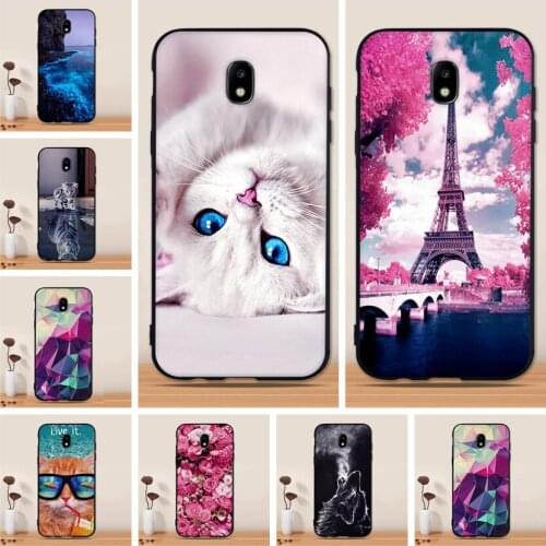 For Samsung Galaxy J5 2017 Case Cover Silicone Black Cover Soft TPU Coque Funda For Samsung Galaxy J5 Pro 2017 j530F Phone Case