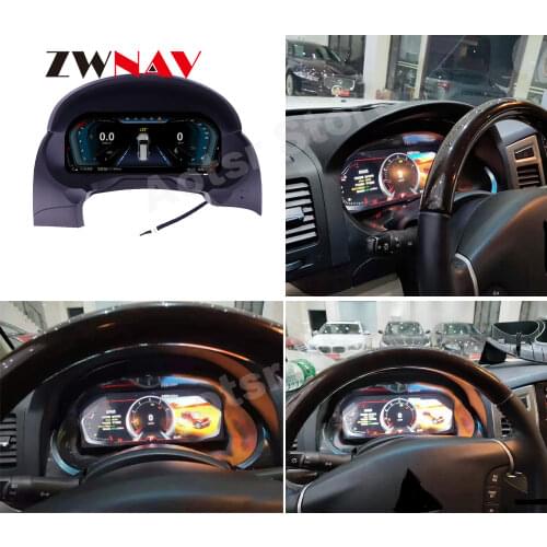 Android Digital Meter Screen ForMitsubishi Pajero 2006-2016 GPS Navigation Head Unit Multimedia IPS Dashboard Instrument Display