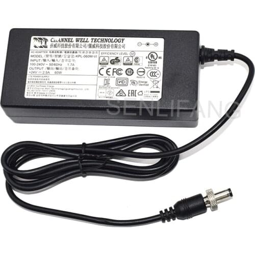 For CWT KPL-060M-VI Power Supply AC Adapter Charger KPL-060M-VL 24V 2.5A 60W 5.5 x 2.1mm
