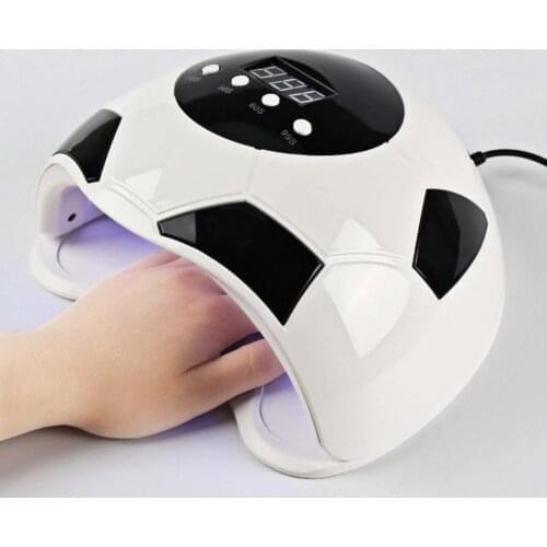 F3 Nail Dryer Football Shape 86W 36 Lighting Beads LED Double Light Manicure Drying Lamp for Beauty