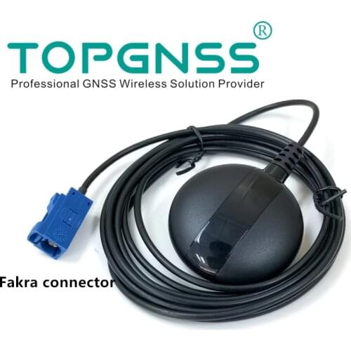 TOPGNSS NEW high quality GLONASS +GPS Antenna Fakra MFD2 RNS2 RNS 510 MFD3 RNS-E For VW for Skoda For Benz For Audi A3/A4/A6/TT