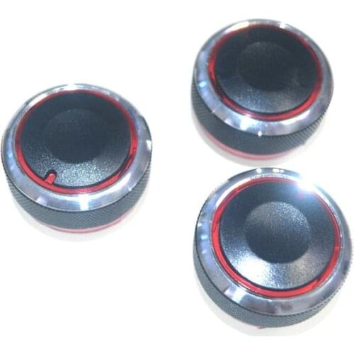Chrome Air Conditioner Setting Button AC Adjusting Knob Switch Button for Mazda 3