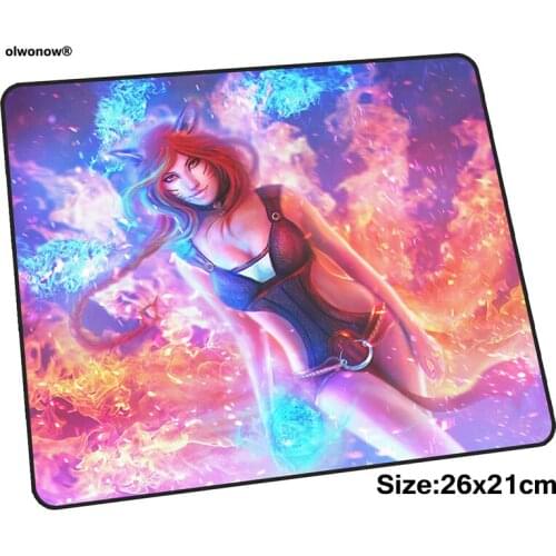 Ahri pad mouse computador gamer mause pad 260x210x3mm padmouse New arrival mousepad ergonomic gadget anime office desk mats