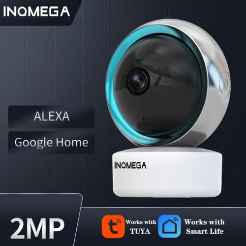 INQMEGA Supports Two-way Voice Intercom 1080P Video Surveillance Between Google Homepage and ALEXA Smart Graffiti Indoor Camera