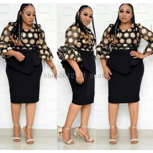 2 Piece Set African Style Dresses For Women 2021 Africa Clothing Elegant Ankara Dresses Fashion African Dress For Lady