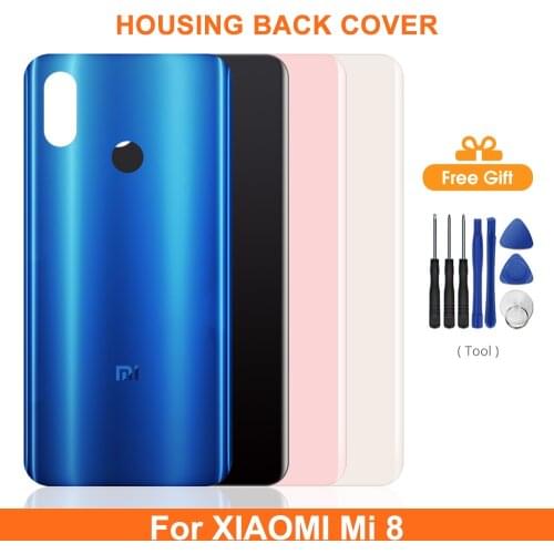 Brand New Mi8 Battery Door For Xiaomi Mi 8 Battery Cover Rear Housing Assembly Replacement For Mi8