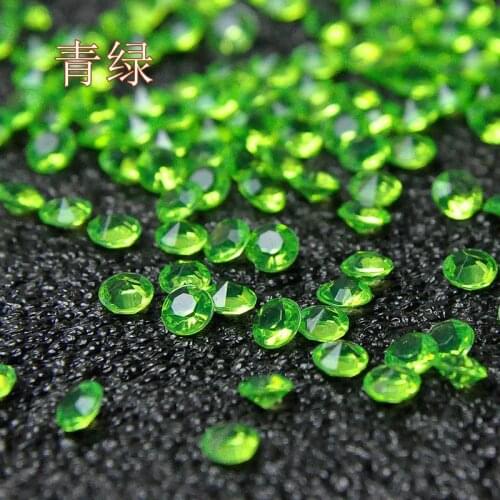 Hot sell! 2000pcs a pack 45mm Acrylic plastic tip drill / wedding or shoe garments loose diamond no plating