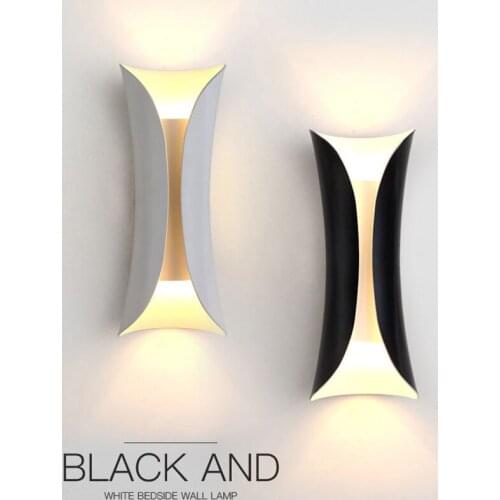 New Northern Europe Simple Modern Aisle Wall lamp Bedroom Bedside lamp Stairs Balcony Corridor Background wall Personality