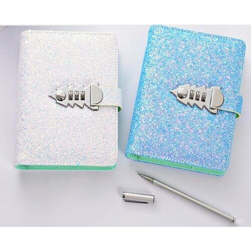 A6 Planner Binder Spiral Notebooks And Journals Password Agenda Diary With Lock Note Book for School Office Supplies Stationery