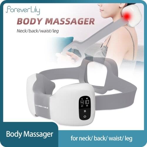 4D Smart Neck Massage Infrared Heating Pain Relief Digital Treatment Acupuncture Machine Waist Back Leg Kneading Massager