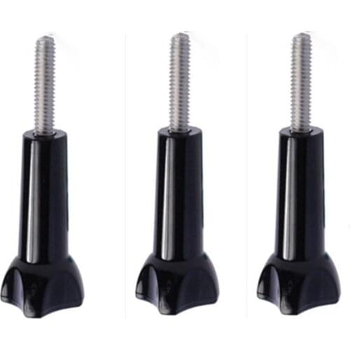 3 Pcs/Set Go Pro Accessories Long Thumb Screws Bolt For Gopro Hero 9 8 7 6 5 4 3+ for YI4k SJ4000 Eken Monopod Mount