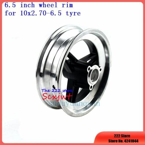 6.5 inch Vacuum wheel hub fits Electric Scooter Balanced Scooter Matching use Tubeless Tires 10x2.70-6.5 Vacuum tyres