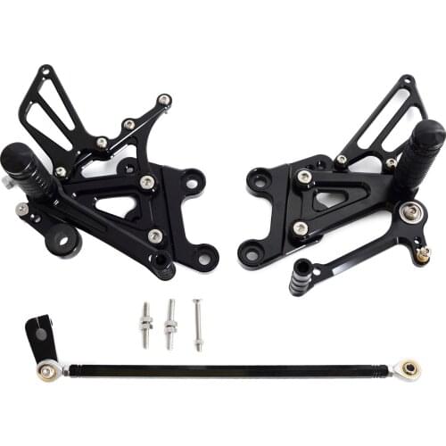 CNC Adjustable Rearsets Foot Rest Peg Rear Set For Yamaha YZF-R125 2008-2013 Complete Racing Rearsets Footrest Footpeg Aluminum