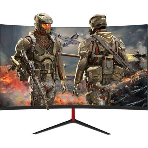 32 Inch Black 144hz 1080p Red Curved Gaming Computer Monitor,Monitor Gamer
