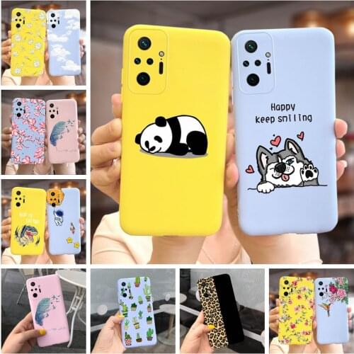 For Xiaomi Redmi Note 10 Pro Case Redmi Note10 Soft Silicone Cute Slim Candy Cover For Redmi Note10 Pro Max Note 10S Phone Cases