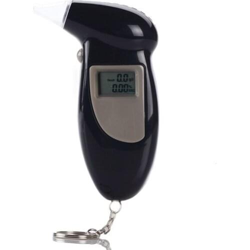 Backlit Display Digital Prefessional Police the Breathalyzer Audible Alert Breath Alcohol Tester Parking Car Detector Gadgets