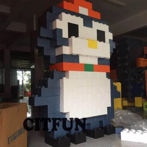 DIY classical Characters EPP foam building blocking kids educational indoor playground