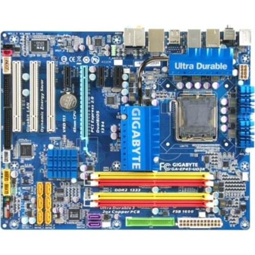 For Gigabyte GA-EP45-UD3R Original Used Desktop Motherboard EP45-UD3R P45 Socket LGA 775 DDR2 ATX On Sale