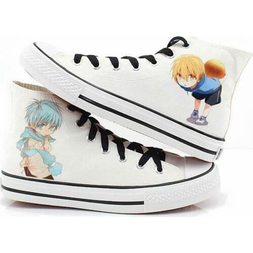 High-Q Unisex Kuroko no Basket plimsolls canvas shoes rope soled shoes Cosplay Kuroko no Basket Preppy Student