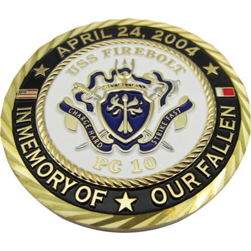 Customized Copper Souvenir Antique Metal Challenge Coin