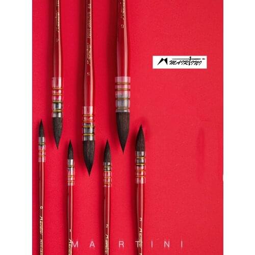 1Pc Mairtini 616 M7 Artist Brush Squirrel Hair Watercolor Paint Brush Aquarelle Round Pointed Tip Detail Paint Art Supplie