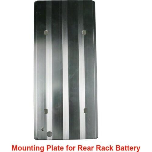 Aluminium Alloy Mounting Plate Bracket Holding Stand for Rear Rack Battery Seat Ebike Battery Modification Accessories 29X13cm