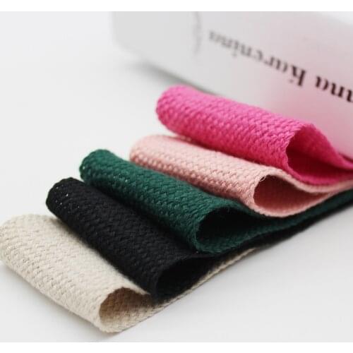 1.5" 38MM Soft Ribbon Protruding Braided Wool Korean Style Tapes For DIY Bows Crafts Cotton Woven Fabric Decor Wedding