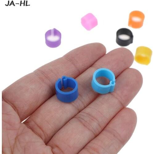 New 100Pcs Hot Sale Inner Diameter 8mm Pigeon Leg Poultry Dove Bird Parrot Clip Rings Wholesale