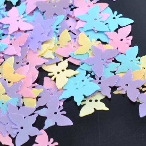 10g Mini Mixed Butterfly Sequin For Crafts&Paillette Sewing Scrapbooking Lentejuelas Beads 17x12mm CP0804