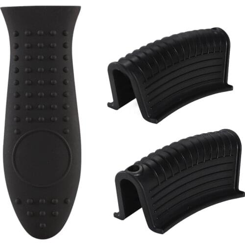 Oven Mitts Silicone Heat Resistant Pinch Mitts, used for cast iron frying pan lid, Heat Resistance Silicone Pot Handle Cover