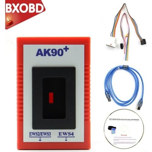 V3.19 AK90 Key Programmer For BMW EWS From 1995-2005 AK90+ OBD2 Key Programming Tool Key Maker
