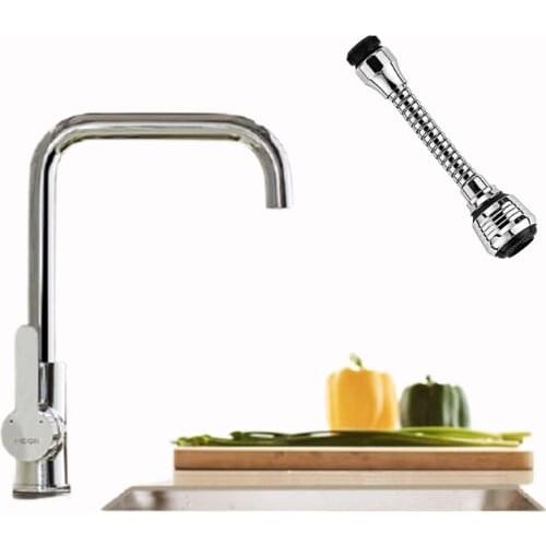 360 Degree Long Flexible Faucet Sprayer Bathroom Sink Extension Part Home Kitchen Sprayer Faucet Adjustment Special Accessories