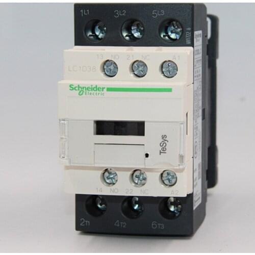 Schneider Electric LC1D38M7C coil 220VAC contactor relay TeSys 38A 18.5KW 1NO+1NC load standard LC1D brand new original export