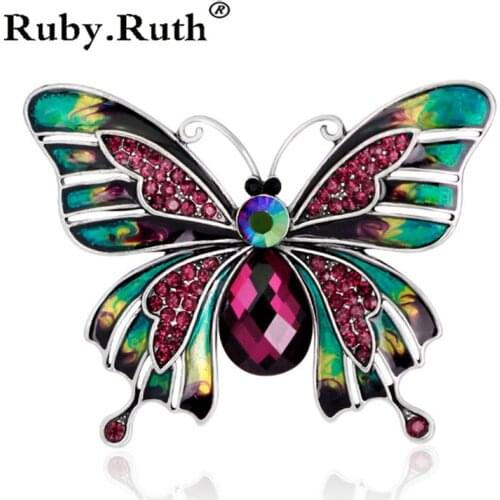 Броши бабочка на одежду Ruby.Ruth China At AliExpress